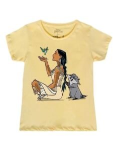 Playera Máscara De Látex Pocahontas Y Meeko Niña