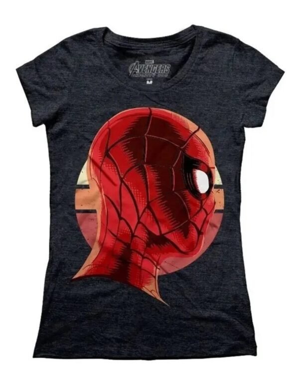 Playera Máscara De Látex Spidey Mujer