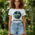 Playera Máscara De Látex Raptor Mujer