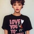 Playera Máscara De Látex Disney Love You To Death Mujer