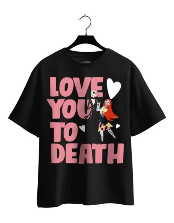 Playera Máscara De Látex Disney Love You To Death Mujer Playera Máscara De Látex Disney Love You To Death Mujer