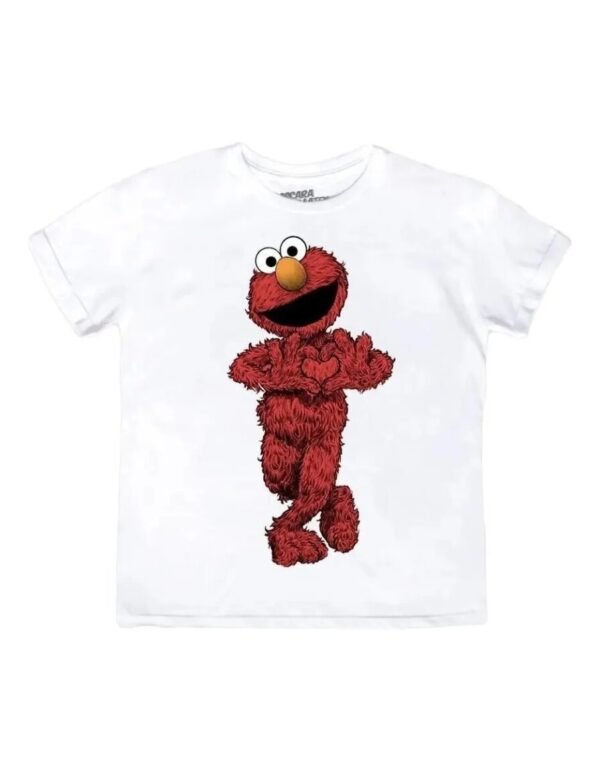 Playera Máscara De Látex Tu Amigo Elmo Mujer