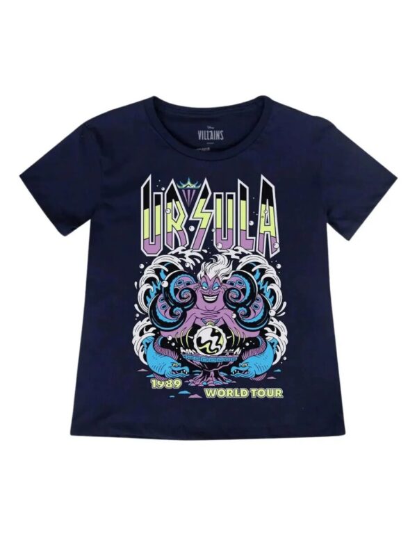 Playera Máscara De Látex Evil Ursula Mujer