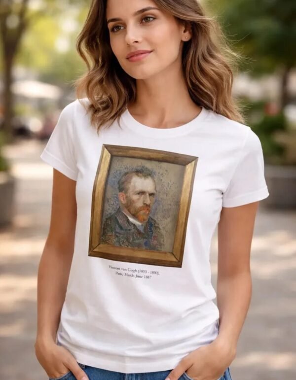 Playera Máscara De Látex Autorretrato Mujer