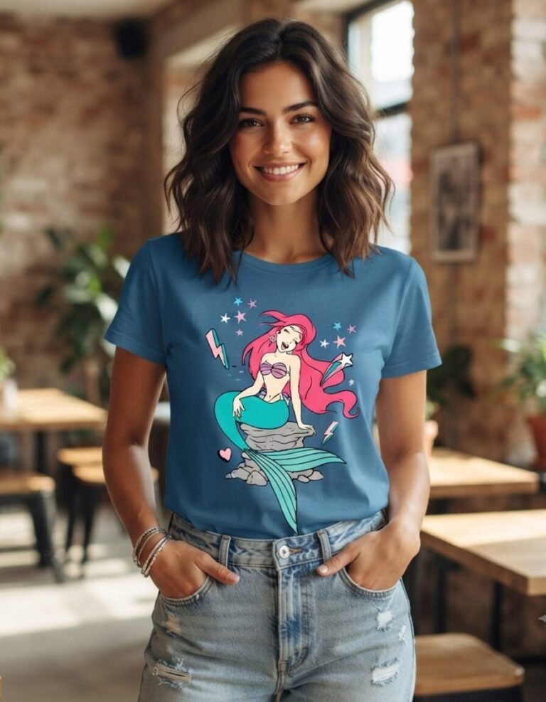 Playera Máscara De Látex Princesa Del Oceano Mujer