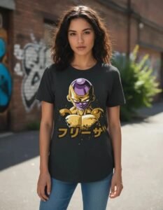 Playera Máscara De Látex Golden Freezer Mujer