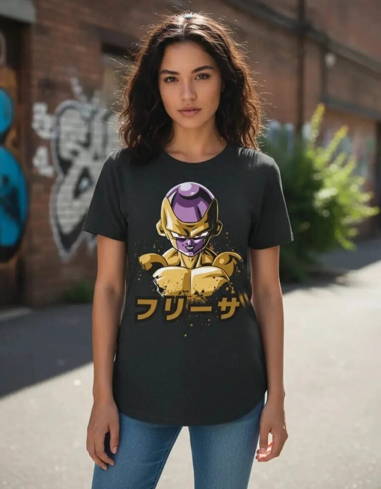 Playera Máscara De Látex Golden Freezer Mujer