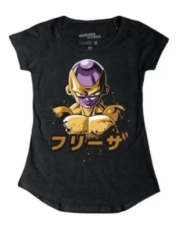 Playera Máscara De Látex Golden Freezer Mujer