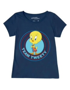 Playera Máscara De Látex Team Tweety Mujer