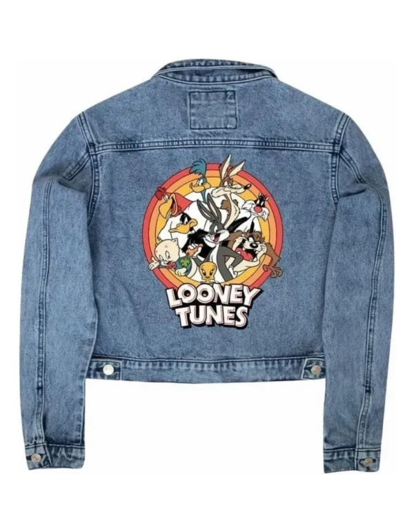 Jacket Máscara De Látex Bugs And Friends Denim Mujer