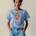 Playera Máscara De Látex Cinderella Mujer