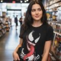 Playera Máscara De Látex Marvel Venom Mujer