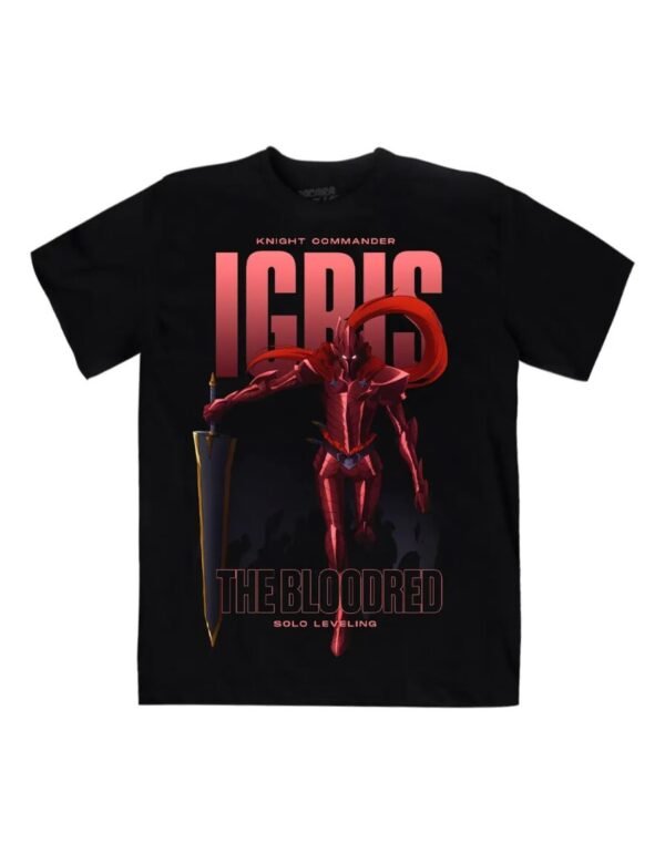 Playera Máscara De Látex Igris Solo Leveling Hombre