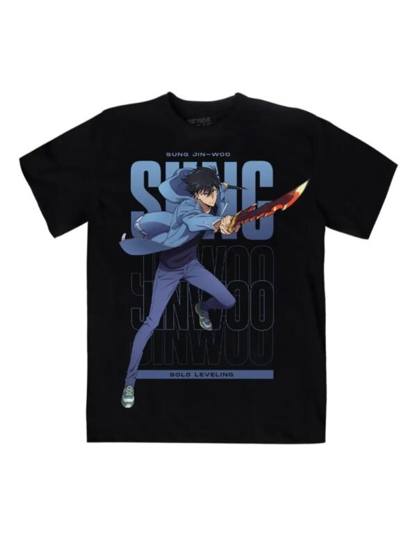 Playera Máscara De Látex Sung Jin Woo Solo Leveling Hombre