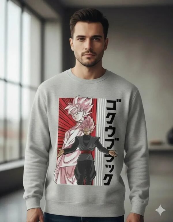 Pullover Máscara De Látex Dragon Ball Supersaiyano Rose Hombre Pullover Máscara De Látex Dragon Ball Supersaiyano Rose Hombre