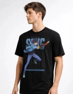Playera Máscara De Látex Sung Jin Woo Solo Leveling Hombre