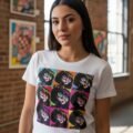 Playera Máscara De Látex Edna Pop Art Mujer