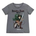 Playera Máscara De Látex Attack Titan Capitán Ackerman Mujer