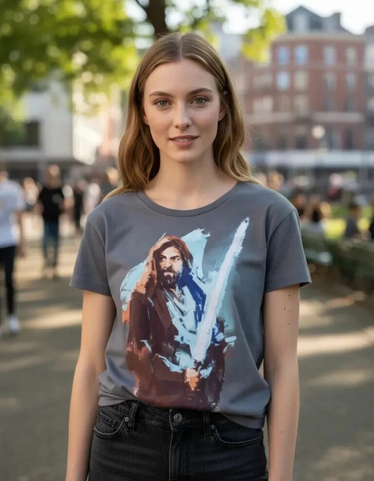 Playera Máscara De Látex General Kenobi Mujer