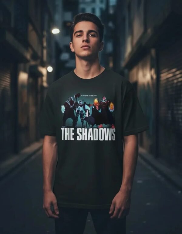Playera Mascara De Látex Shadow Soldiers Hombre Playera Mascara De Látex Shadow Soldiers Hombre