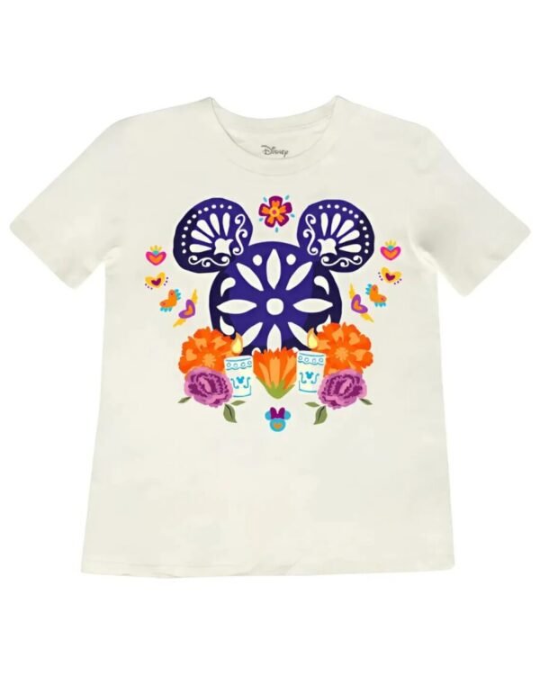 Playera Máscara De Látex Disney Mickey Ofrenda 2 Mujer
