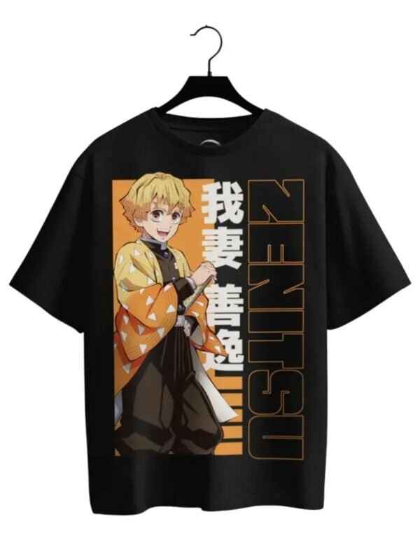 Playera Máscara De Látex Zenitsu Agatsuma Hombre Playera Máscara De Látex Zenitsu Agatsuma Hombre