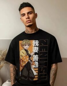 Playera Máscara De Látex Zenitsu Agatsuma Hombre