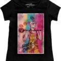 Playera Máscara De Látex Harley Lipstick Marks Mujer