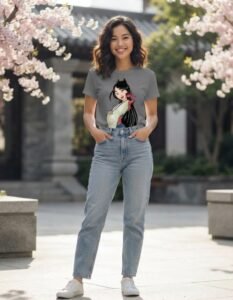 Playera Máscara De Látex Familia Y Honor Mujer