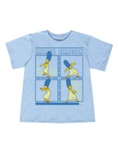 Playera Máscara De Látex Los Simpson Marge Simpson Mujer