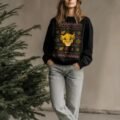 Pullover Máscara De Látex Simba Ugly Mujer