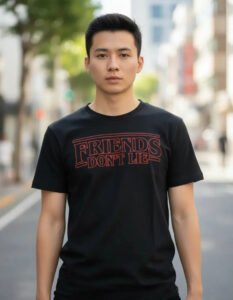 Playera Máscara De Látex Friends Dont Lie Hombre
