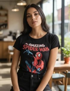 Playera Máscara De Látex Pocket Parker Mujer