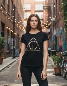 Playera Máscara De Látex Reliquías Mujer