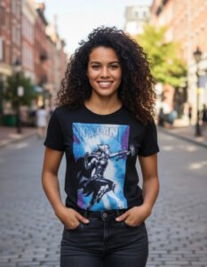 Playera Máscara De Látex Jane Con Mjolnir Mujer