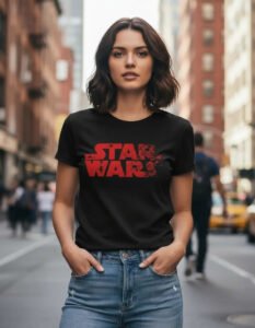 Playera Máscara De Látex Last Jedi Mujer