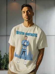 Playera Máscara De Látex Mister Fantastic Hombre