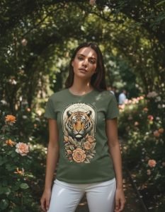Playera Máscara De Látex Strenght & Courage Mujer