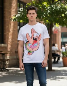 Playera Máscara De Látex Patricio Hombre