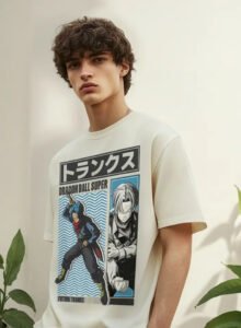 Playera Máscara De Látex Dragon Ball Future Trunks Hombre