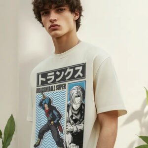 Playera Máscara De Látex Dragon Ball Future Trunks Hombre