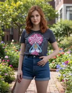 Playera Máscara De Látex Demo-eleven Mujer
