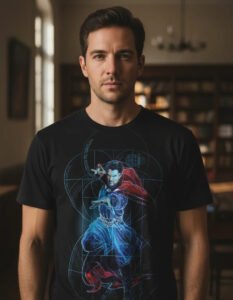 Playera Máscara De Látex Astral Form Hombre
