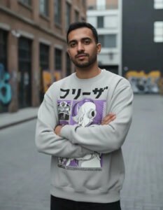 Pullover Máscara De Látex Dragon Ball Frieza Hombre