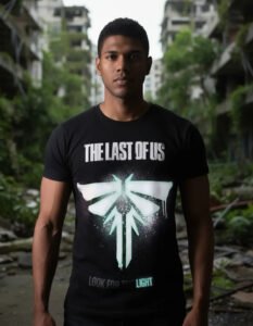 Playera Máscara De Látex The Fireflies Hombre