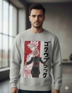 Pullover Máscara De Látex Dragon Ball Supersaiyano Rose Homb