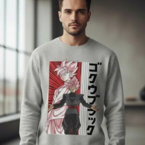 Pullover Máscara De Látex Dragon Ball Supersaiyano Rose Homb