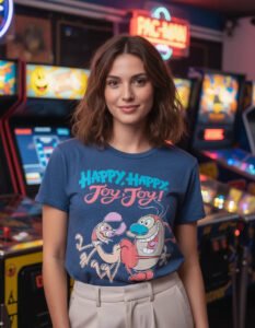 Playera Máscara De Látex Happy, Joy! Mujer