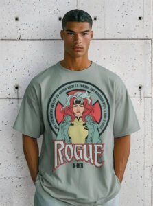Playera Máscara De Látex Marvel Rogue Hombre