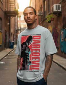 Playera Máscara De Látex Marvel Daredevil Hombre